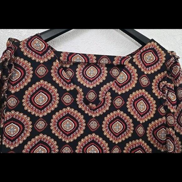 LOFT Top Women's Size M Long Sleeve Keyhole Cutout Back Blouse - Picture 4 of 4